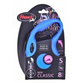 Flexi New Classic Automatic Cable Leash S 8m Blue