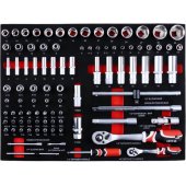 Yato YT-55290 įrankių vežimėlis su įrankių įdėklu