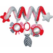 CANPOL BABIES interactive crib/ pram toy Zig Zag, 68/ 063_red