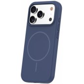 "Silicone Thin Mag Case Apple iPhone 17 Pro Max" Dark Blue