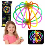 Double Fluorescent Butterfly Bracelet with Neon Stick