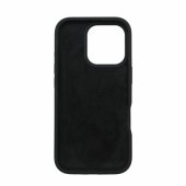 „Slim“ silikoninis galinis dėklas, skirtas iPhone 16 Pro Max, juodas
