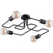 Alfa Hook 4 Point Ceiling Lamp Black 24744