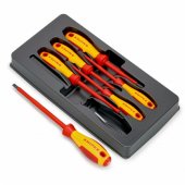 KNIPEX atsuktuvų rinkinys 00 20 12 V01 VDE (raudona/ geltona, 6 vnt.)