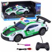 RC Drift Police Sports Car with LED Lights 1:22