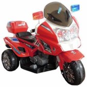 Police Motorcycle CH815 Red