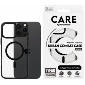 Urban Combat Case, skaidrus, su juodu rėmeliu, MagSafe, iPhone 16 Pro Max