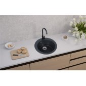 SINK VICTORIA BLACK+MIXER+SIF 9811091SEN