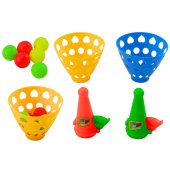 Arkadinio žaidimo Catcher Ball kamuoliukų paleidimo krepšiai