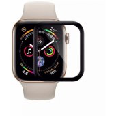 "3D Curved Tempered Glass for Apple Watch 38mm" Black