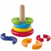 90674 Magnetic color stacking pyramide - constructor