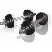 Hantelių rinkinys su dėklu VAL-15DGN 15 kg