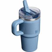 The Quencher ProTour Flip Straw Tumbler 0,59L mėlynai violetinis
