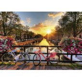 _7165216 Ravensburger dėlionė 1000 vnt. Dviračiai Amsterdame