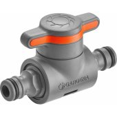 Gardena Coupling with Control Valve (grey/ orange)