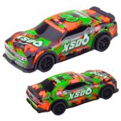 XS06 Race Car Drive Lights Sounds Orange Blue