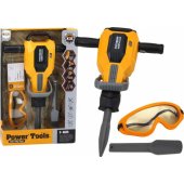 Toy Pneumatic Hammer Replaceable Tip Glasses Yellow