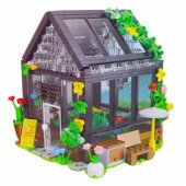 Mini Greenhouse Garden House Construction Blocks 588 pcs.