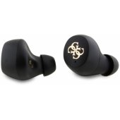 True Wireless 4G PU Metal Logo Brown