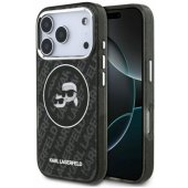 IML Glitter Karl&Choupette Heads Logo MagSafe iPhone 17 Pro Black