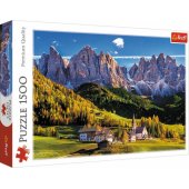 Dėlionė - 1500 - Val di Funes, Dolomites, Italy Trefl 26163