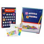 LeanToys Magnetic Puzzle Book English Alphabet Pictures