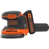 Black&Decker Battery Orbital Sander BDCROS18-QW - 400mA charger, 1x Ah
