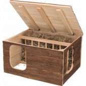 Trixie Domek Natural Living Hilke, z przegrodą na siano, 40 × 23 × 32