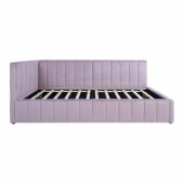 Bed JASPER 90x200cm, mauve rose
