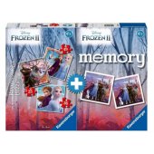 3 viename dėlionė + Frozen 2 atminties žaidimas