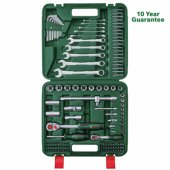 Bosch Powertools tool set, 134 pieces (green, with tool case)