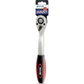 " Dedra ratchet 1/ 2"""", 72T, CRV 6140, bent two-mater.handle"