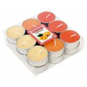 Tealights Orange 18pcs