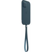 "Leather Sleeve with MagSafe iPhone 12 Pro Max" Baltic Blue