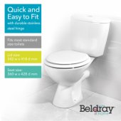 LA032355WFPEU7 Wooden Toilet Seat? White