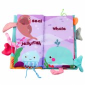 Soft Sensory Book Sea Animals Rustling Squeaker
