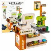 Cash Register Shop Cafe Accessories Lights Sounds 70 pcs.