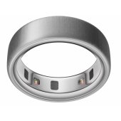 Ring 4 smart ring, Brushed silver, size 8
