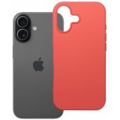 Silikoninis telefono dėklas iPhone 17, oranžinis