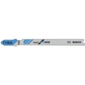 Bosch Brzeszczot do wyrzynarek Basic for Metal 92mm T 118 A 5szt. 2608