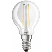 LED Филаментная лампа E14, G45, 4W, 520lm, 3000K, 360°