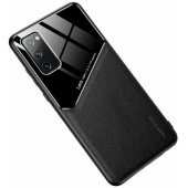 "Lens Leather Back Case iPhone 12 Pro" Black