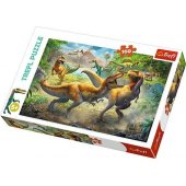 Trefl Puzzle, 160 pieces - Fighting Tyrannosaurs (GXP-645423)