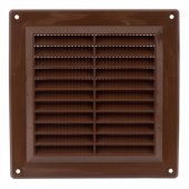 GRILLE VENTILATION 150X150, BROWN