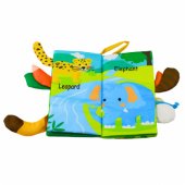 Soft Educational Book Rustling Animals For Babies