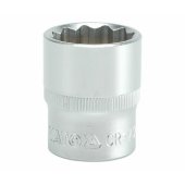12-kampė galvutė, CrV, 1/ 2" 23mm
