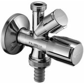 VALVE WITH 1/ 2X1/ 2X3/ 4 MALE THREADS
