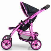 Natalie Prestige juoda/ rožinė 5519