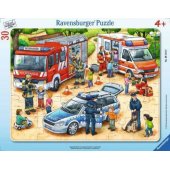 Ravensburger rėminė dėlionė, 30 dalių. Exciting work 061440 RAVENSBURGE