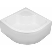 Shower tray cover semicircular 80x80 cm